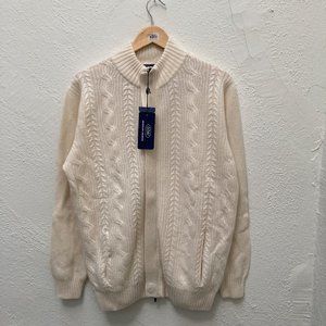 Gobi Mongolian Cashmere Zippered Cardigan